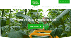 Desktop Screenshot of greentalent.pl